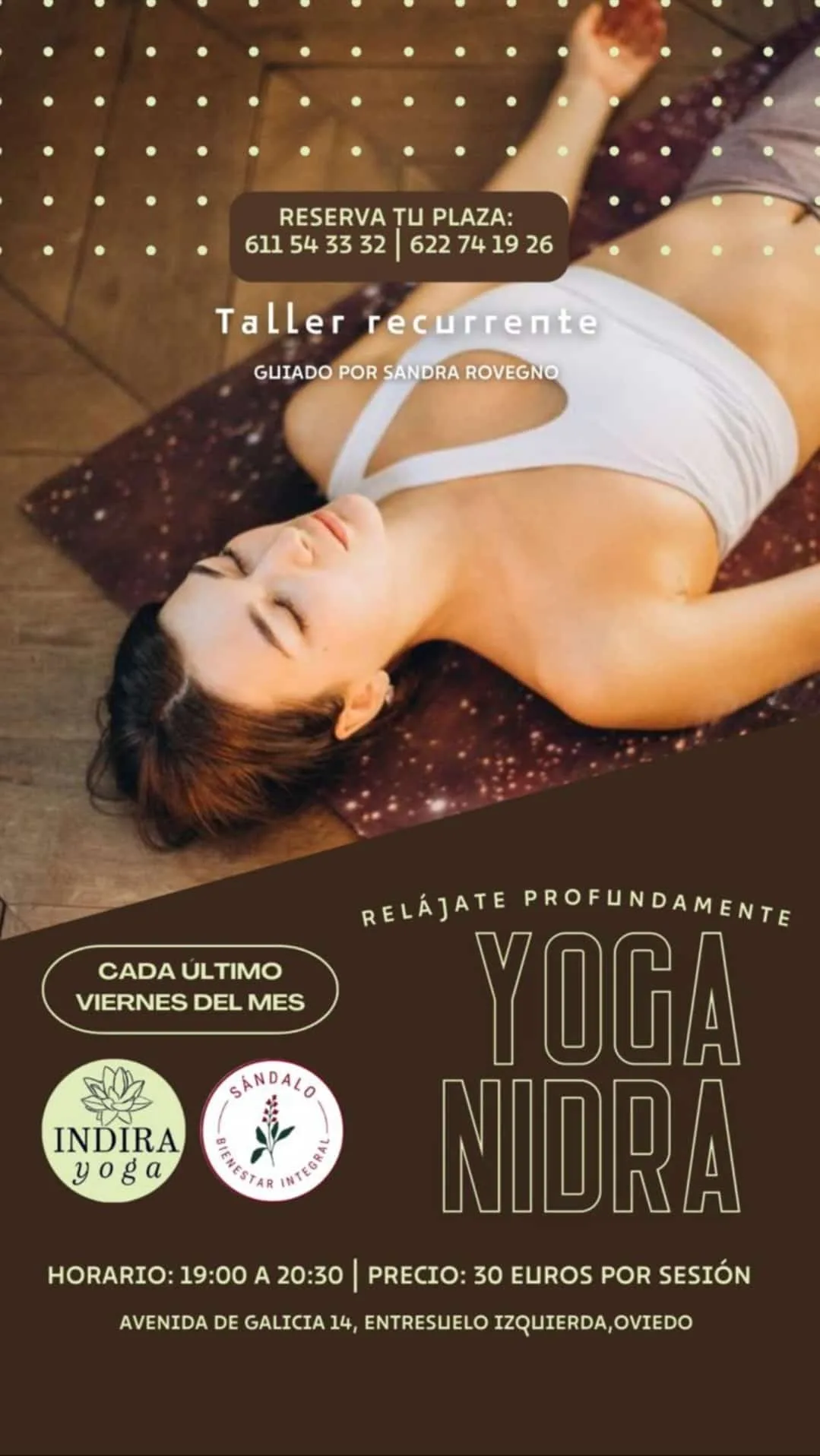 yoga-nidra Indira Yoga y Pilates